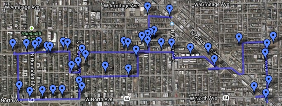 Bloomingdale Tour Map