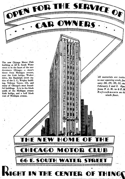 1929 Motor Club Ad